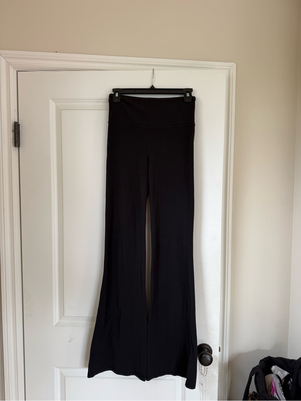 Athleta Black High-Waist Flared Pants